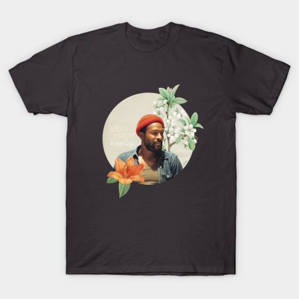 Floral Marvin Gaye Unisex T-Shirt Gift For Fan